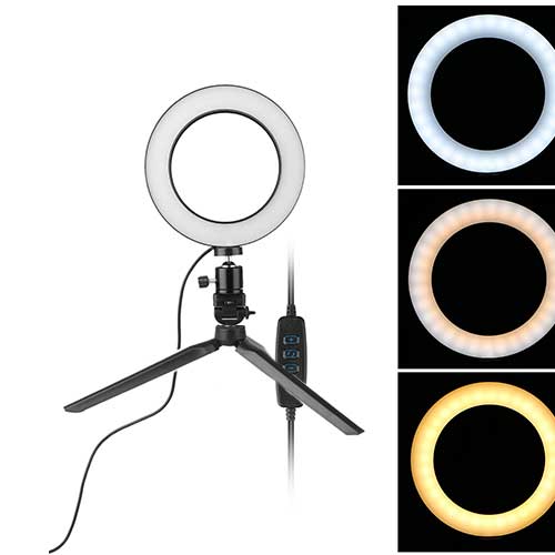 edinstvena okrogla fotografska luč